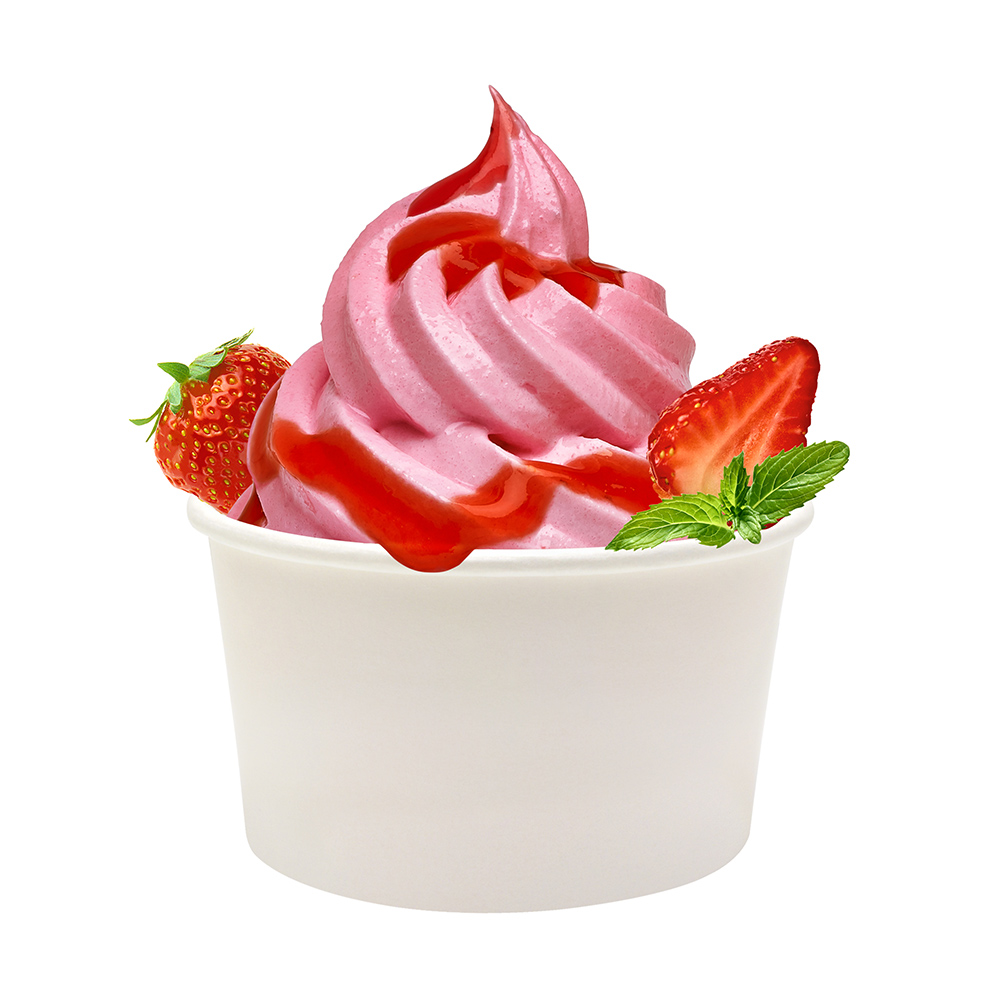  Strawberry Soft Serve Ice Cream